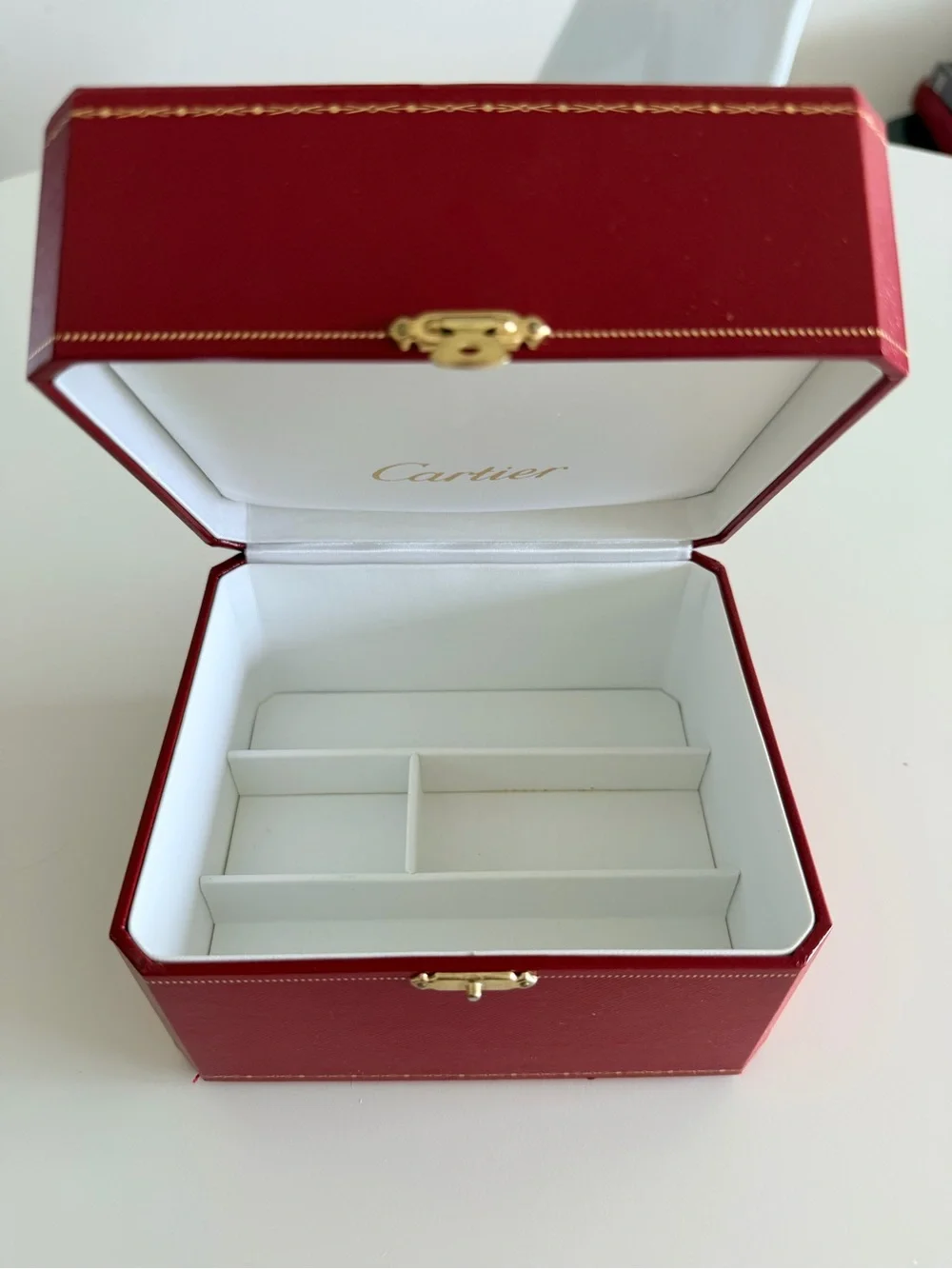 Cartier Red Watch Presentation Watch